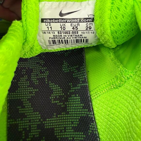 Nike Free Trainer 3.0 Men's Size 11 NRG Bright Green 631462-003 Running Shoes - Picture 6 of 7